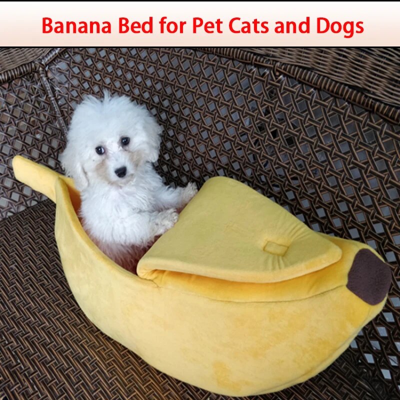 Cute Cat Banana Bed