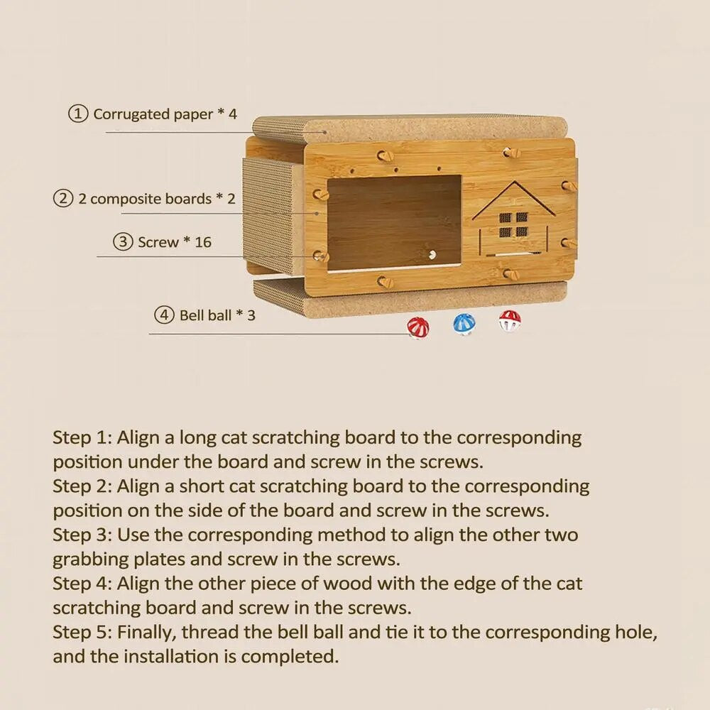 Cat Scratcher Box | Cat Toy