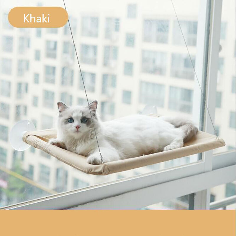 Hanging Cat Bed w/ Suction | Cat Hammock
