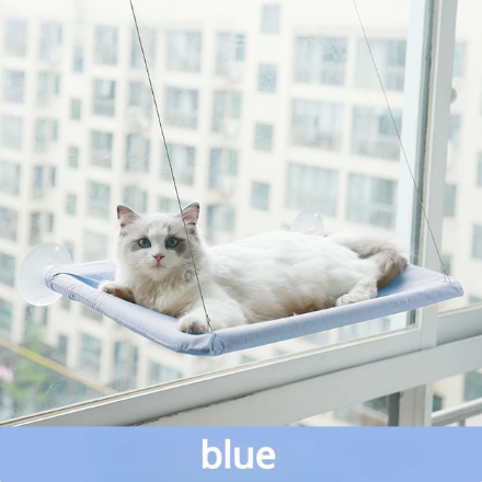 Hanging Cat Bed w/ Suction | Cat Hammock