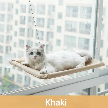 Hanging Cat Bed w/ Suction | Cat Hammock