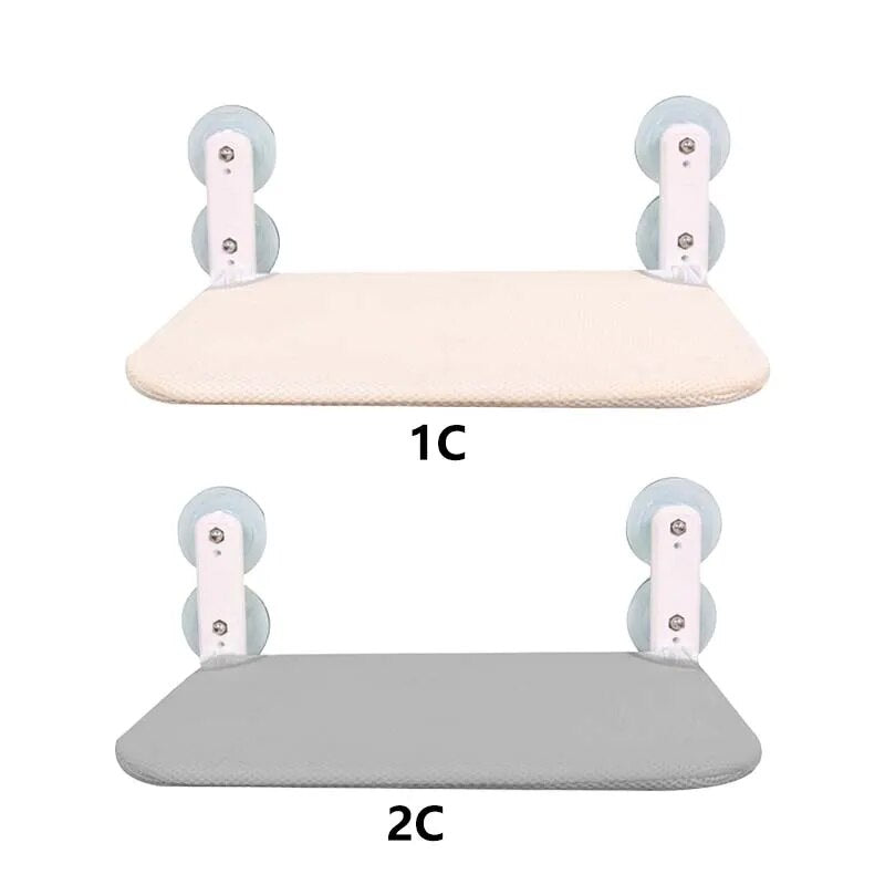 Foldable Hanging Cat Perch w/ Suction | Cat Hammock